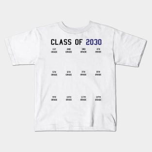 Class of 2030 Grow With Me Kids T-Shirt